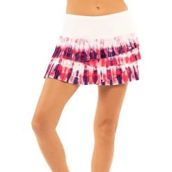 Sunburst Pleated Scallop Skirt Women -Tennis Series Shop 01233000 11