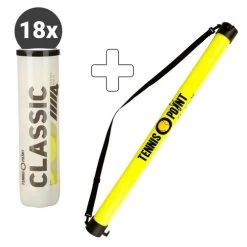 Classic Tennisball 18x 4 Ball Tube Plus Ball Tube