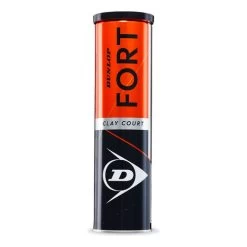 Dunlop Fort Clay Court 4 Ball Tube