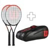 Wilson 2 X Clash 100 Plus Tennis Bag 2 Wilson 2 X Clash 100 Plus Tennis Bag -Tennis Series Shop 03870000 000