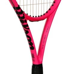 Wilson Clash 100L V2.0 Bright Neon Pink Tour Racket -Tennis Series Shop 04005000 10