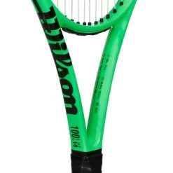Wilson Blade 100L V8 Bright Neon Green Tour Racket -Tennis Series Shop 04008000 10