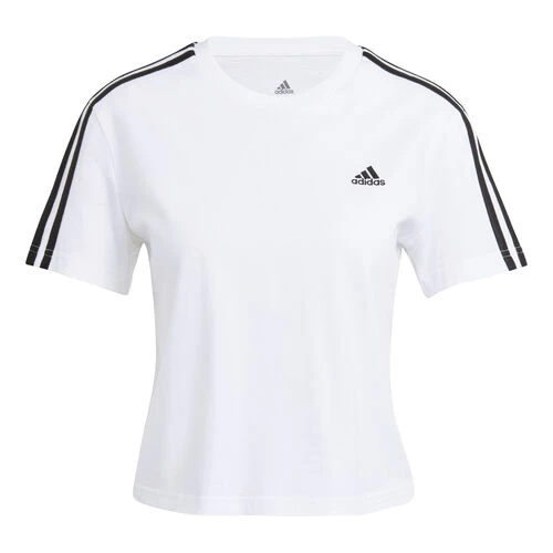 ADIDAS 3 Stripes Crop T-Shirt Women 3 ADIDAS 3 Stripes Crop T-Shirt Women