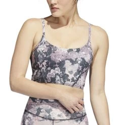 ADIDAS Yoga Light-Support Long Line All Over Print Sports Bras Women -Tennis Series Shop 17102000 13