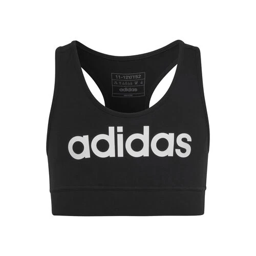 ADIDAS Linear Logo Cotton Sports Bras Girls 3 ADIDAS Linear Logo Cotton Sports Bras Girls