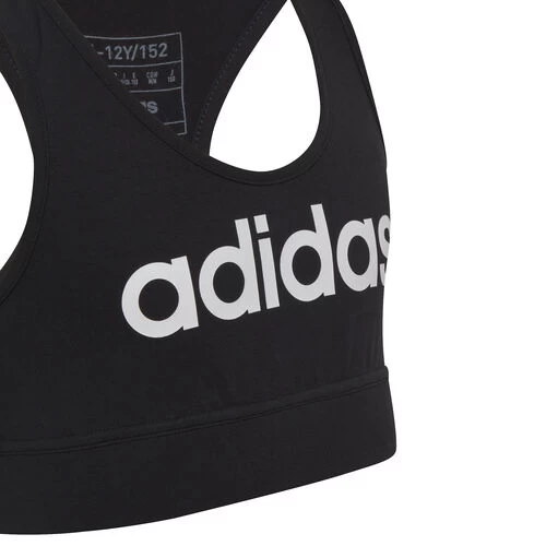 ADIDAS Linear Logo Cotton Sports Bras Girls 6 ADIDAS Linear Logo Cotton Sports Bras Girls - Image 4