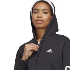 ADIDAS Linear French Terry Full Zip Hoodie Women -Tennis Series Shop 18376000 16